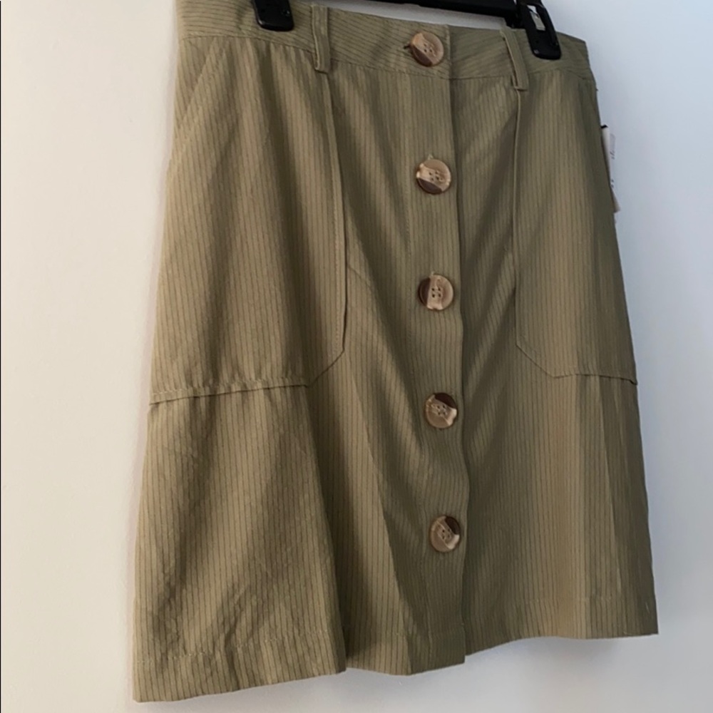 Olive skirt